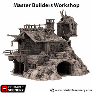 Master Builders Workshop - Rise of the Halflings - Printable Scenery - Terrain, Wargaming, D&D, DnD