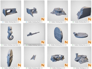 Master Builders Workshop - Rise of the Halflings - Printable Scenery - Terrain, Wargaming, D&D, DnD