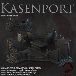 Mausoleum Ruins - Kasenport  - Dark Realms Terrain Wargaming D&D DnD