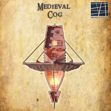 Load image into Gallery viewer, Medieval Cog - Miniatureland Terrain Wargaming D&amp;D DnD