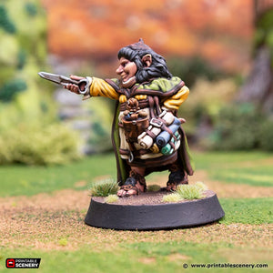 Merigold Tealeaf - Rise of the Halflings - Printable Scenery - Terrain, Wargaming, D&D, DnD 28mm 32mm 40mm 54mm