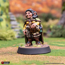 Load image into Gallery viewer, Merigold Tealeaf - Rise of the Halflings - Printable Scenery - Terrain, Wargaming, D&amp;D, DnD 28mm 32mm 40mm 54mm