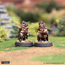 Load image into Gallery viewer, Merigold Tealeaf - Rise of the Halflings - Printable Scenery - Terrain, Wargaming, D&amp;D, DnD 28mm 32mm 40mm 54mm