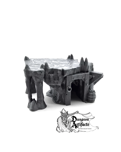 Mining Plateau - Skyless Realms 15mm 28mm 32mm Wargaming Terrain D&D, DnD