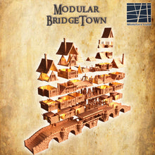 Load image into Gallery viewer, Modular Bridgetown - Miniatureland Terrain Wargaming D&amp;D DnD