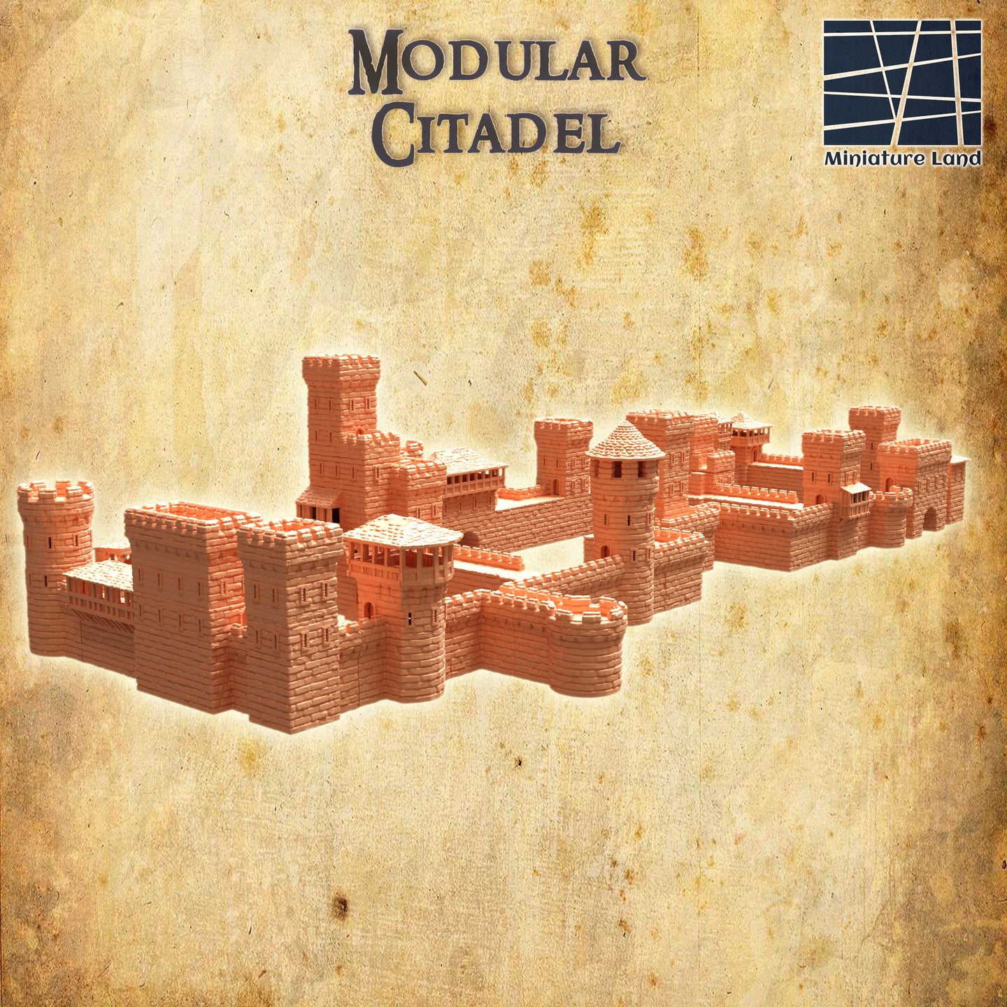 Modular Citadel - Miniatureland Terrain Wargaming D&D DnD