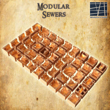 Load image into Gallery viewer, Modular Sewers - Miniatureland Terrain Wargaming D&amp;D DnD