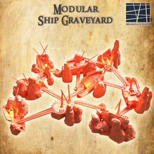 Load image into Gallery viewer, Modular Ship Graveyard - Miniatureland Terrain Wargaming D&amp;D DnD