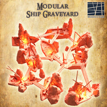 Load image into Gallery viewer, Modular Ship Graveyard - Miniatureland Terrain Wargaming D&amp;D DnD