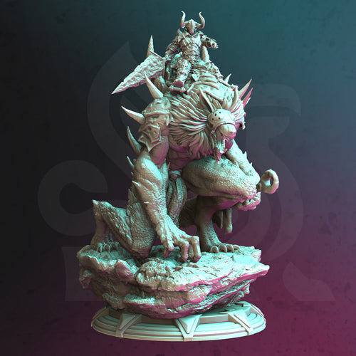 Morian Werewolf Rider - Denizens of Duskweave - DM Stash - Wargaming D&D DnD