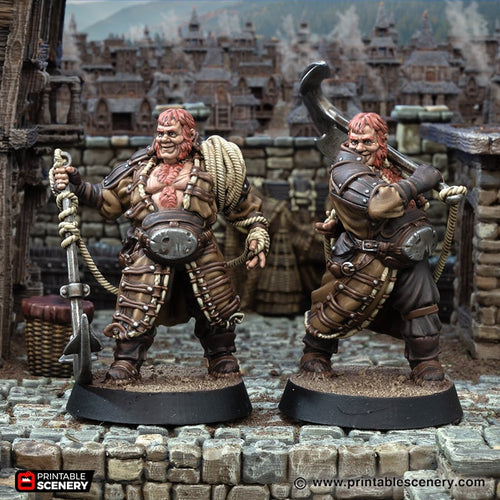 Mr Nuckles Zealot Loyalist - Cities of Ramshackle and Ruin - Printable Scenery - Terrain, Wargaming, D&D, DnD 28mm 32mm 40mm 54mm