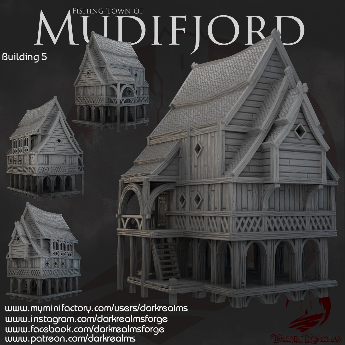 Mudifjord 5 - Mudifjord - Dark Realms Terrain Wargaming D&D DnD