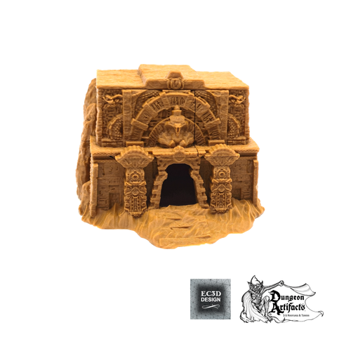 Desert Multi-Floor Tomb - 15mm 28mm 32mm Empire of Scorching Sands Wargaming Terrain D&D, DnD