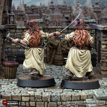 Load image into Gallery viewer, Mumma Throxbury Zealot Loyalist - Cities of Ramshackle and Ruin - Printable Scenery - Terrain, Wargaming, D&amp;D, DnD 28mm 32mm 40mm 54mm