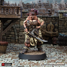Load image into Gallery viewer, Mumma Throxbury Zealot Loyalist - Cities of Ramshackle and Ruin - Printable Scenery - Terrain, Wargaming, D&amp;D, DnD 28mm 32mm 40mm 54mm