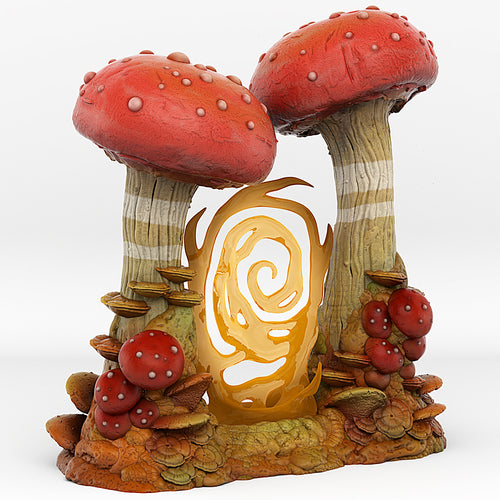 Mushrooms Portal With Its Undergrowth Effect - Print Your Monsters - Wargaming D&D DnD