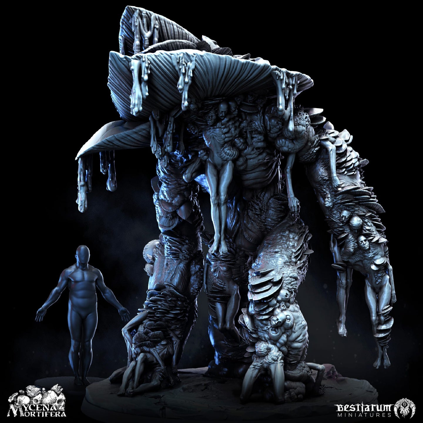 Mycelial Shambler | Mycena Mortifera | Bestiarum | Miniatures D&D Wargaming DnD