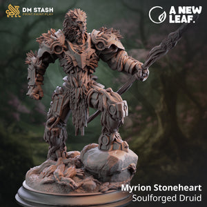Myrion Stoneheart Soulforged Druid - A New Leaf - DM Stash - Wargaming D&D DnD, 28mm, 32mm, 40mm, 54mm, 75mm, 100mm, 125mm