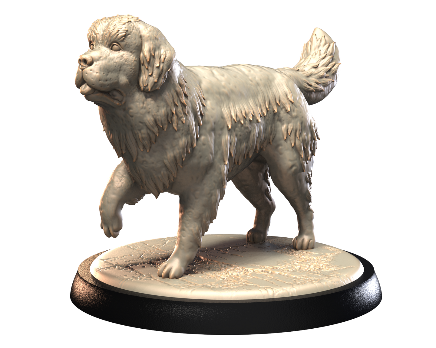 Newfoundlander - Dogs Vol 1 - 3D IP Studios - Terrain Wargaming D&D DnD 28mm 32mm 40mm 54mm 75mm 100mm 125mm