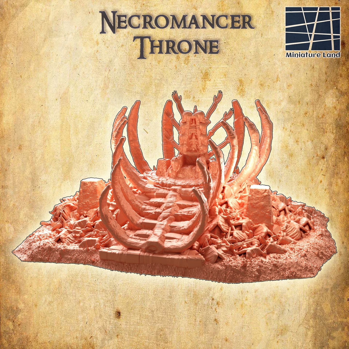 Necromancer Throne - Miniatureland Terrain Wargaming D&D DnD