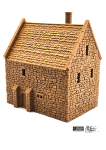 Norman Stone Manor - King and Country - Printable Scenery Terrain Wargaming D&D DnD 10mm 15mm 20mm 25mm 28mm 32mm 40mm 54mm Painted options