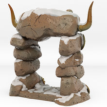 Load image into Gallery viewer, Northmen Portal With Its Snowy Effect - Print Your Monsters - Wargaming D&amp;D DnD