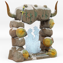Load image into Gallery viewer, Northmen Portal With Its Snowy Effect - Print Your Monsters - Wargaming D&amp;D DnD