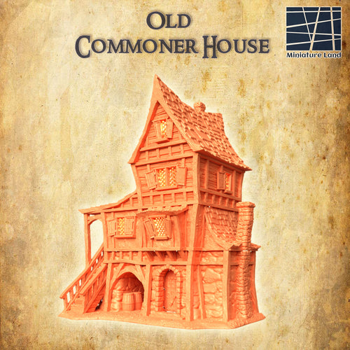 Old Commoner House - Miniatureland Terrain Wargaming D&D DnD