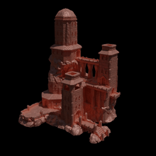 Load image into Gallery viewer, Old Dwarf Fort - Miniatureland Terrain Wargaming D&amp;D DnD
