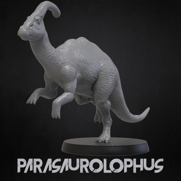Parasaurolophus - Dinosaurs Set 1 - 3D IP Studios - Terrain Wargaming D&D DnD 28mm 32mm 40mm 54mm 75mm