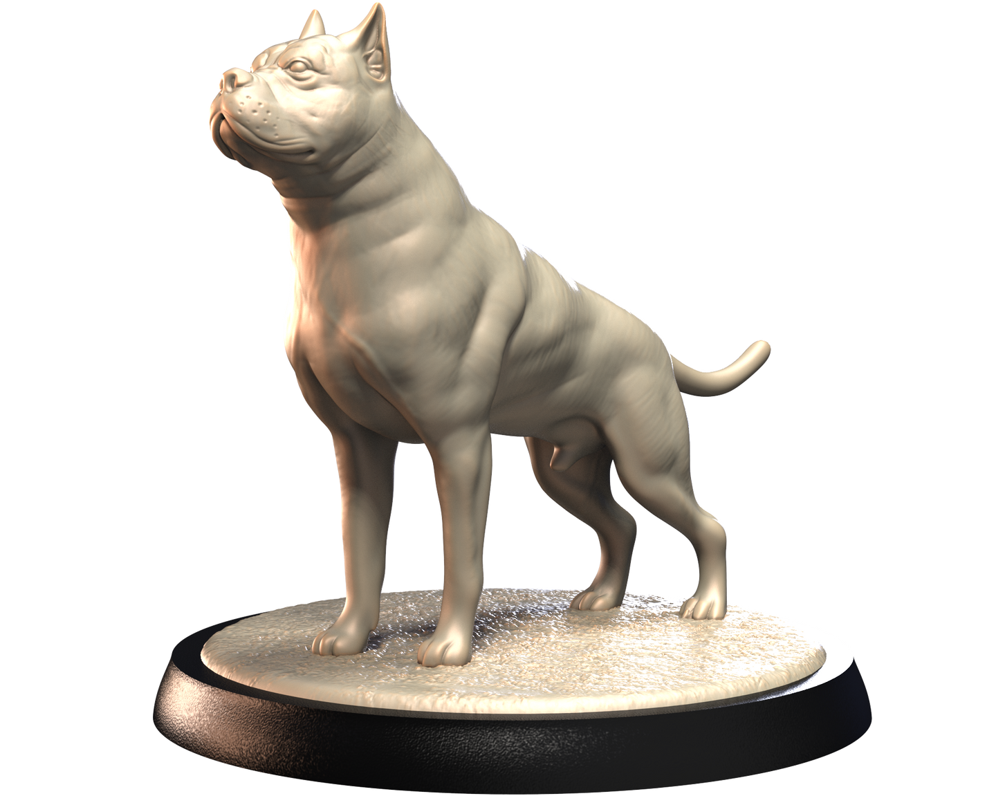Pit Bull - Dogs Vol 1 - 3D IP Studios - Terrain Wargaming D&D DnD 28mm 32mm 40mm 54mm 75mm 100mm 125mm