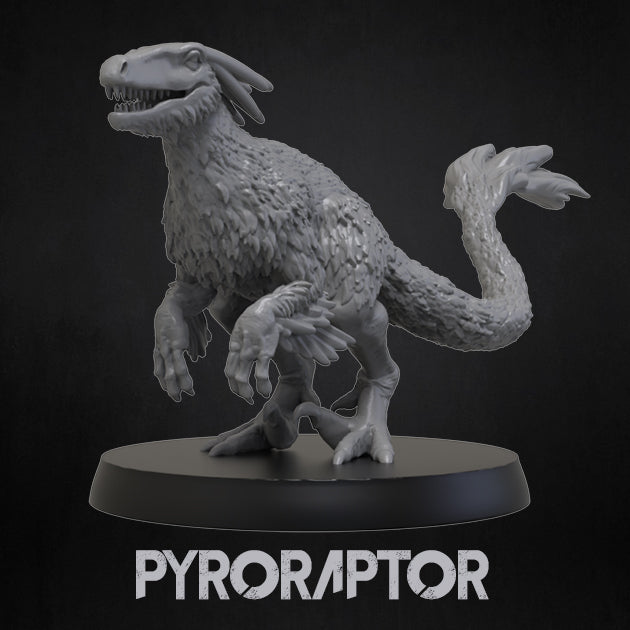 Pyroraptor - Dinosaurs Set 2 - 3D IP Studios - Terrain Wargaming D&D DnD 28mm 32mm 40mm 54mm 75mm 100mm