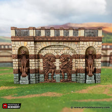 Load image into Gallery viewer, Parapet - Rise of the Halflings - Printable Scenery Terrain Wargaming D&amp;D DnD
