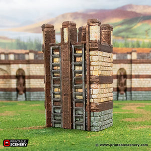 Parapet - Rise of the Halflings - Printable Scenery Terrain Wargaming D&D DnD