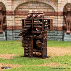 Arcane Workstations - Rise of the Halflings - Printable Scenery - Terrain, Wargaming, D&D, DnD 28mm 32mm 40mm 54mm