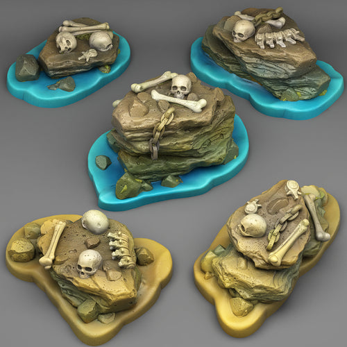 Pirate Stones - Print Your Monsters - Wargaming D&D DnD