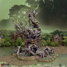 Load image into Gallery viewer, Plague Tree - The Gloaming Swamps - Printable Scenery Terrain Wargaming D&amp;D DnD 10mm 15mm 20mm 28mm 32mm