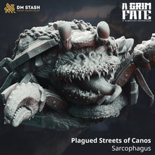 Load image into Gallery viewer, Plagued Streets of Canos Terrain - A Grim Fate - DM Stash - Wargaming D&amp;D DnD, 28mm, 32mm, 40mm