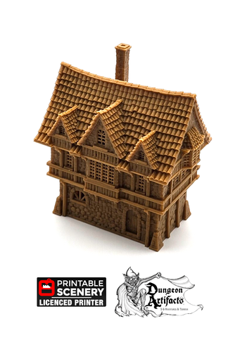 Port House - The Lost Islands - Printable Scenery Wargaming Terrain D&D, DnD Pirates