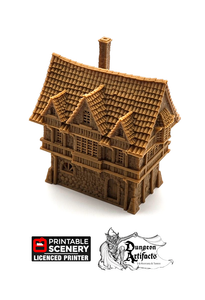 Port House - The Lost Islands - Printable Scenery Wargaming Terrain D&D, DnD Pirates
