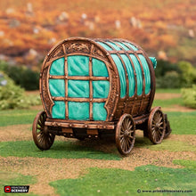 Load image into Gallery viewer, Potion Merchants Stall - Rise of the Halflings - Printable Scenery - Terrain, Wargaming, D&amp;D, DnD 28mm 32mm 40mm 54mm