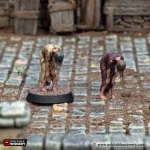 Load image into Gallery viewer, Prisoners - Cities of Ramshackle and Ruin - Printable Scenery - Terrain, Wargaming, D&amp;D, DnD 28mm 32mm 40mm 54mm