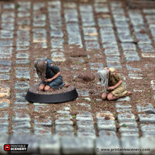 Load image into Gallery viewer, Prisoners - Cities of Ramshackle and Ruin - Printable Scenery - Terrain, Wargaming, D&amp;D, DnD 28mm 32mm 40mm 54mm