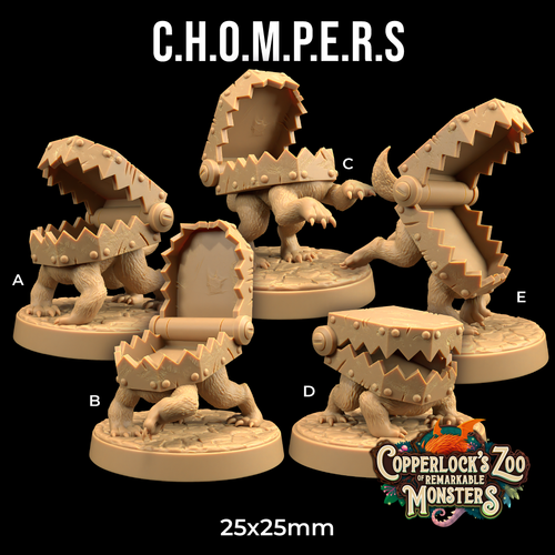 C.H.O.M.P.E.R.S - Copperlock's Zoo - Dragon Trapper's Lodge Wargaming D&D DnD