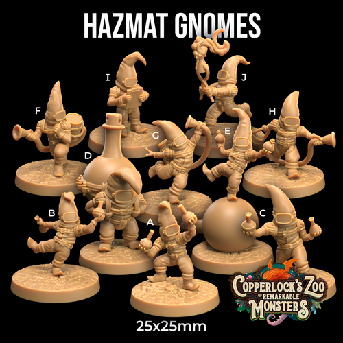 Hazmat Gnomes - Copperlock's Zoo - Dragon Trapper's Lodge Wargaming D&D DnD