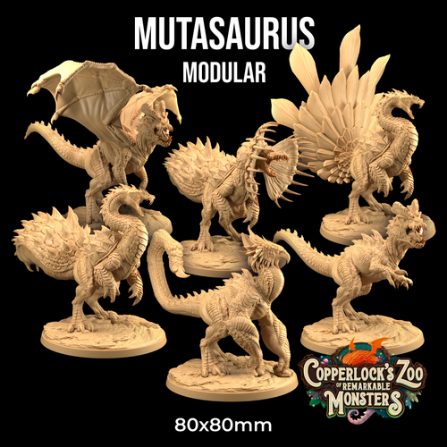 Mutasaur - Copperlock's Zoo - Dragon Trapper's Lodge Wargaming D&D DnD