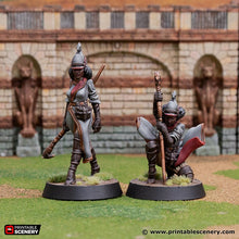Load image into Gallery viewer, Prudelia Crescent - Rise of the Halflings - Printable Scenery - Terrain, Wargaming, D&amp;D, DnD 28mm 32mm 40mm 54mm