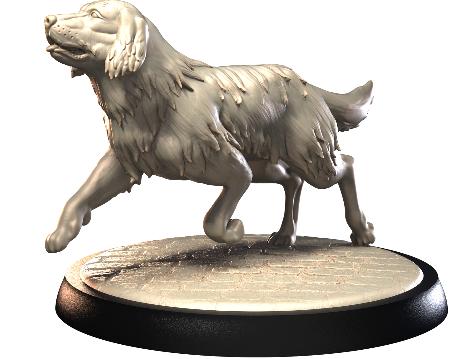 Retriever - Dogs Vol 1 - 3D IP Studios - Terrain Wargaming D&D DnD 28mm 32mm 40mm 54mm 75mm 100mm 125mm