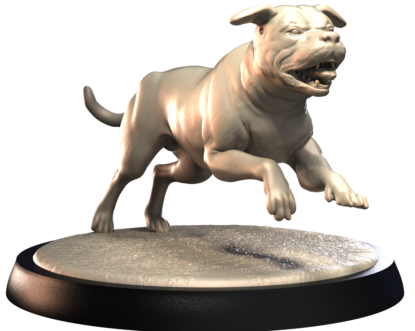 Rottweiler - Dogs Vol 1 - 3D IP Studios - Terrain Wargaming D&D DnD 28mm 32mm 40mm 54mm 75mm 100mm 125mm