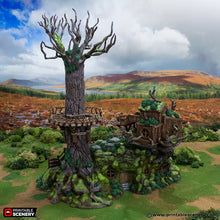 Load image into Gallery viewer, Rangers Barracks - Rise of the Halflings - Printable Scenery - Terrain, Wargaming, D&amp;D, DnD